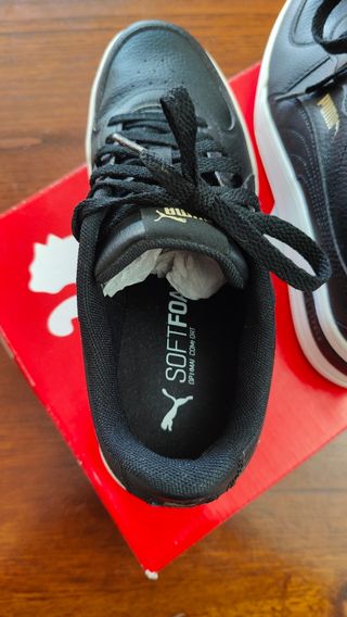 Sneakers Puma Skye Wedge Donna Nero Bianco