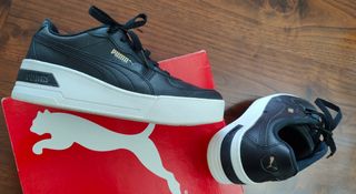 Sneakers Puma Skye Wedge Donna Nero Bianco