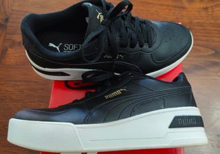 Sneakers Puma Skye Wedge Donna Nero Bianco