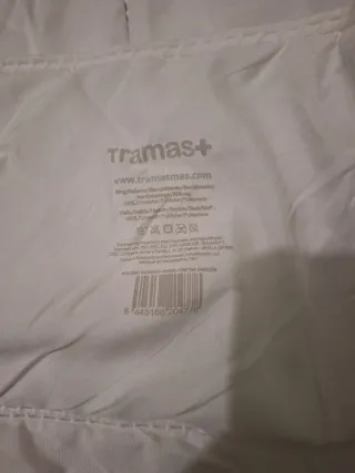 Edredón blanco poliéster casi nuevo