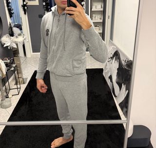 Tuta Roberto Cavalli grigia uomo