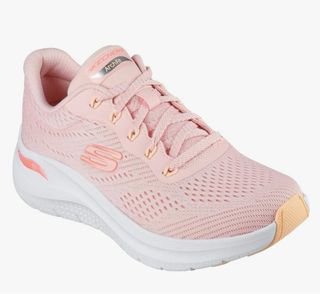 Zapatillas Skechers Rosa y Blanco