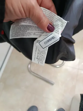 Abrigo negro elegante