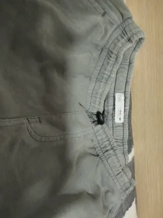 Pantalón Jogger Gris/Verde