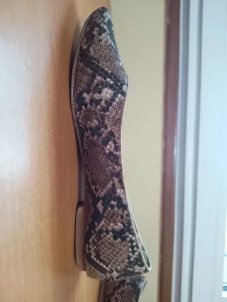 Bailarinas estampadas serpiente