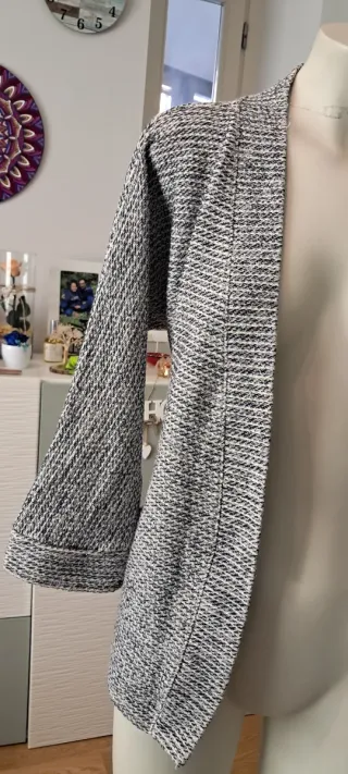 Giacca Camaieu Grigio Bianco