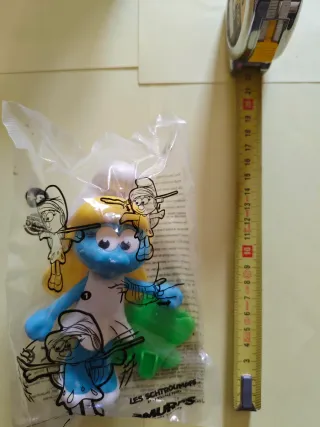 6 Los Pitufos, Smurf, Schtroumpfs Burger 2017 Set