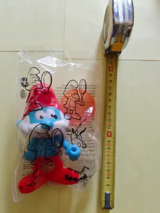 6 Los Pitufos, Smurf, Schtroumpfs Burger 2017 Set