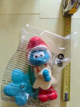 6 Los Pitufos, Smurf, Schtroumpfs Burger 2017 Set