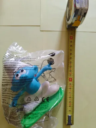 6 Los Pitufos, Smurf, Schtroumpfs Burger 2017 Set