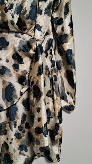 Vestido MNG estampado multicolor talla S