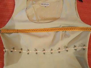 Vestido fiesta verde con chal