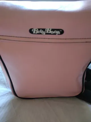 Bolso Betty Boop Rosa Corazón Cebra