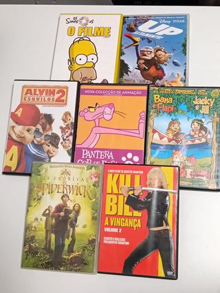 Lote 19 DVDs Filmes e Séries