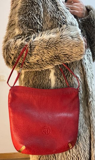 Bolso Peñalva Rojo Piel