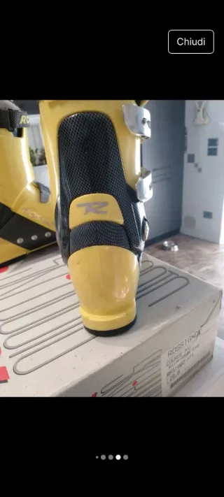 Scarponi sci Rossignol uomo gialli