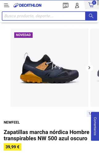 Zapatillas Newfeel Hombre NW 500 Azul