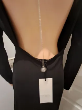 Vestido Zara Negro Talla M. Temporada new