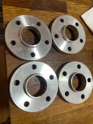 Separadores 20.5mm 5x112 Eje 66.6 Aluminio macizos