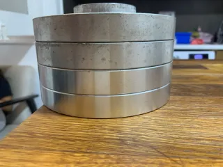 Separadores 20.5mm 5x112 Eje 66.6 Aluminio macizos