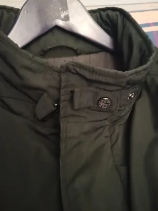 Parka Gabardina Hombre Cortefiel negra