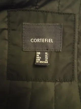 Parka Gabardina Hombre Cortefiel negra