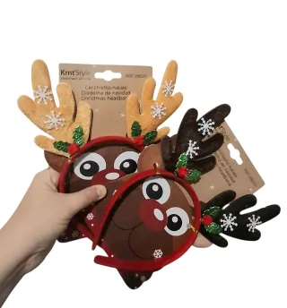 Cerchietti Natalizi Renna con Corna– party