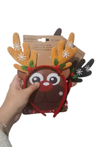 Cerchietti Natalizi Renna con Corna– party