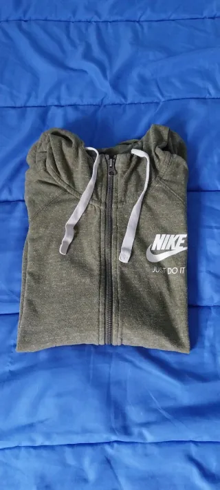Sudadera Nike Verde Oliva Cremallera