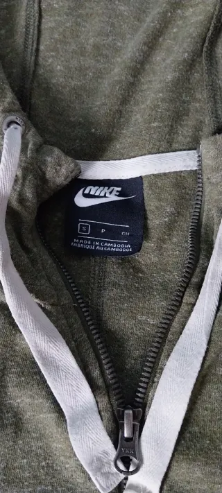Sudadera Nike Verde Oliva Cremallera