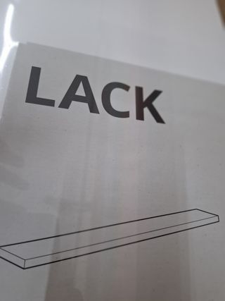 Balda LACK IKEA Blanca