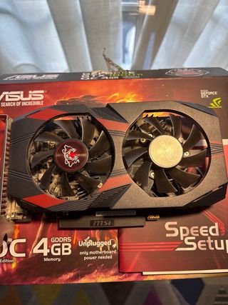 Tarjeta Gráfica Asus GTX 1050 Ti 4GB GDDR5