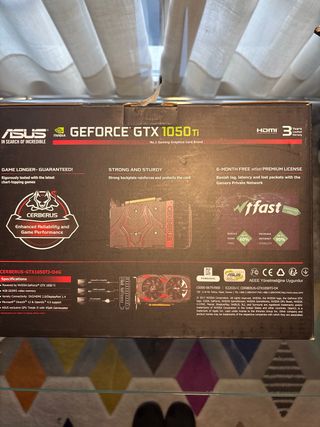 Tarjeta Gráfica Asus GTX 1050 Ti 4GB GDDR5
