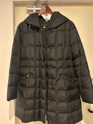 Anorak plumífero Zara mujer negro