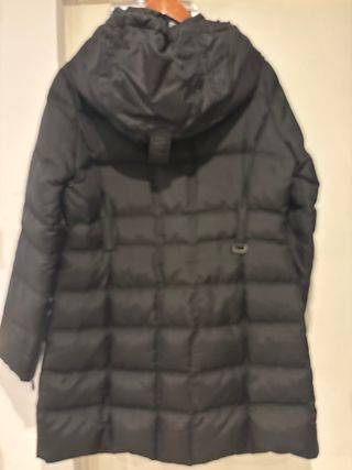 Anorak plumífero Zara mujer negro