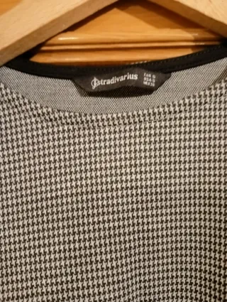 Vestido corto Stradivarius estampado