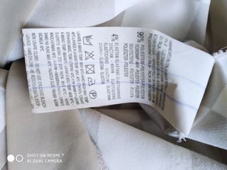 Vestido corto Rinascimento cuadros beige y blanco