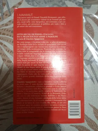 Otto secoli di poesia italiana: Da s. Francesco...