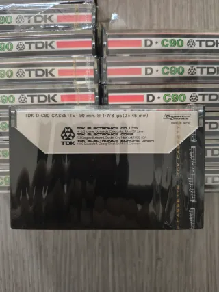 Lotto 15 cassette TDK D-C90 1972