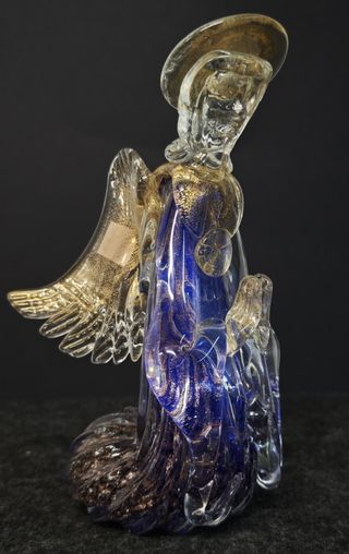 Angelo in vetro di murano – Scultura con bollino