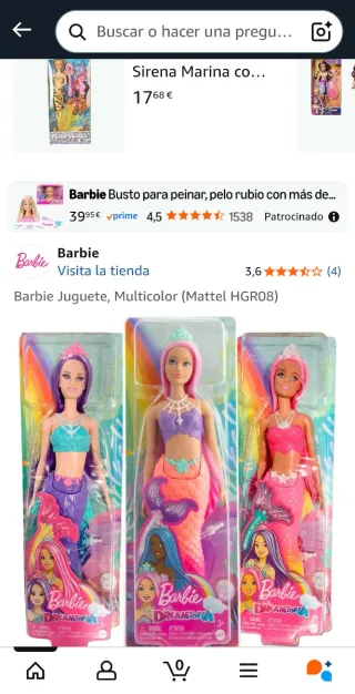 3 Barbie Sirena