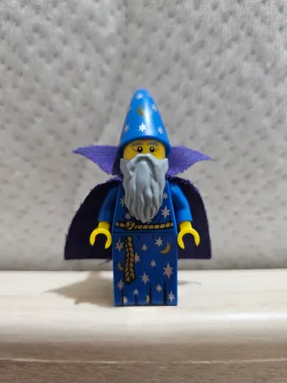 Minifigura Lego Mago Azul