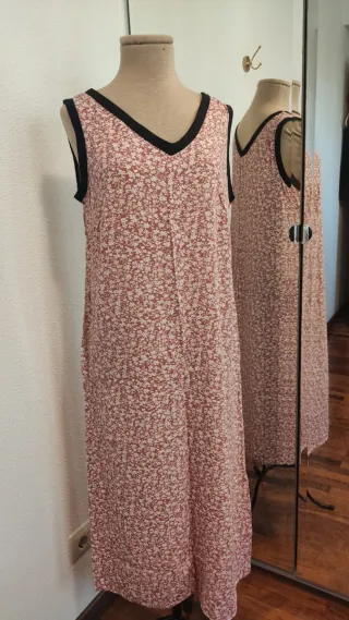 Vestido y falda largos floral verano