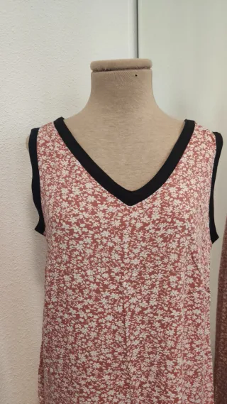 Vestido y falda largos floral verano