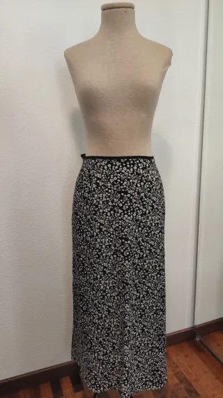 Vestido y falda largos floral verano