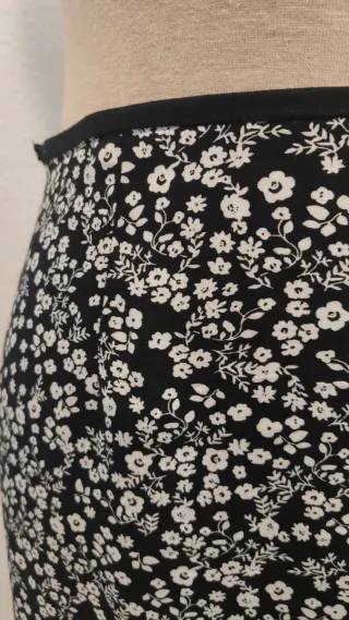 Vestido y falda largos floral verano