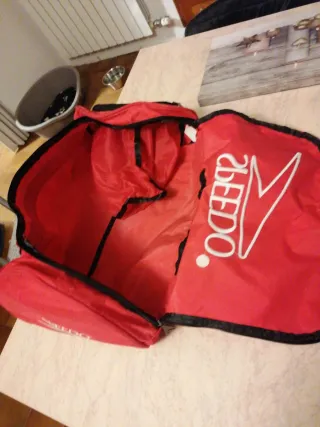 Borsa sport Speedo donna rossa e nera