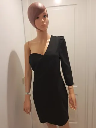 Vestido Morgan negro una manga