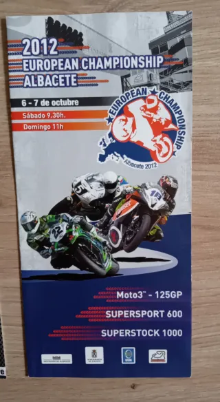Biglietti e programmi del Campionato Europeo di Motociclismo