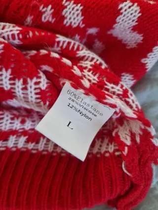 Jersey Navideño Rojo y Blanco Talla L y S